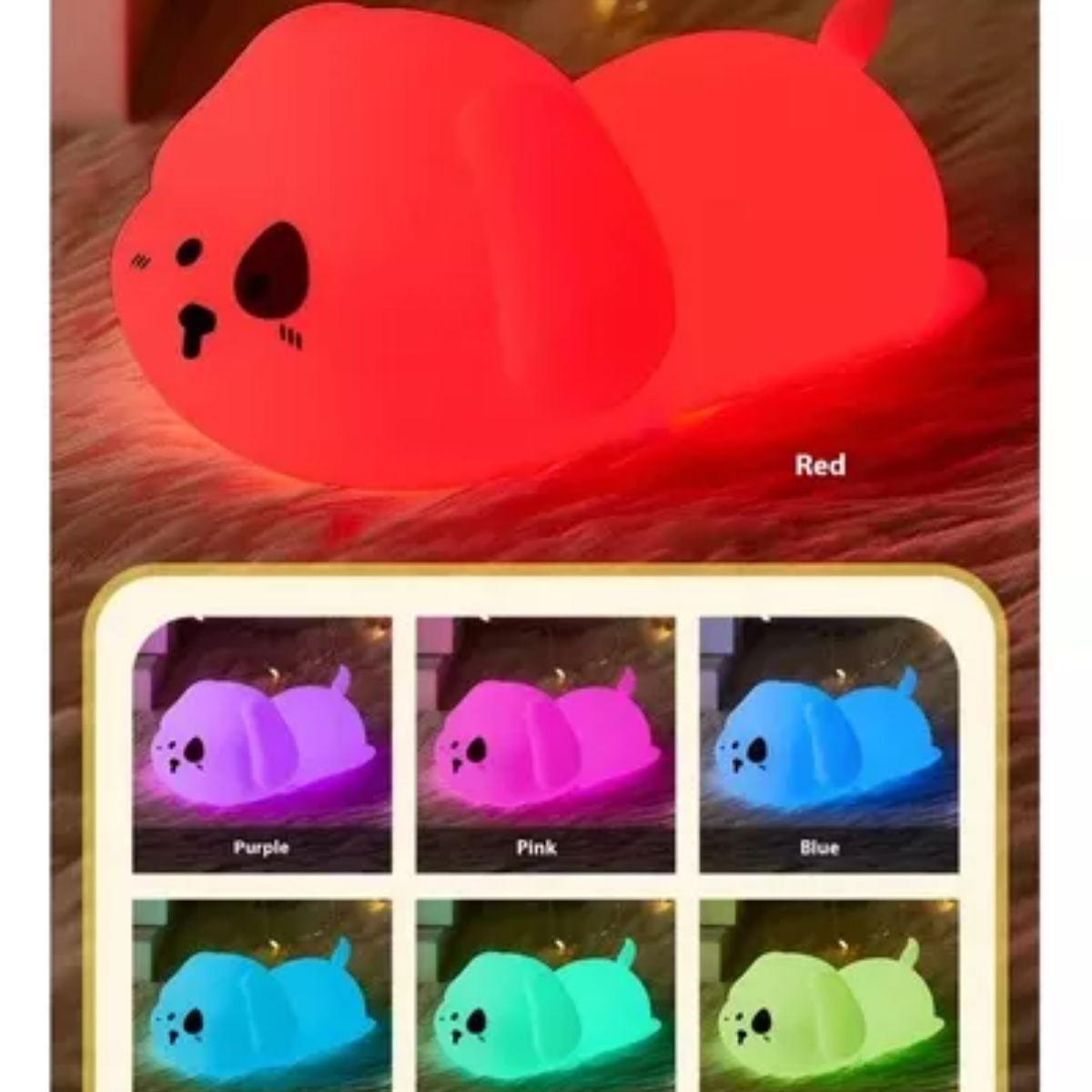 Lampara De Silicona De Perro